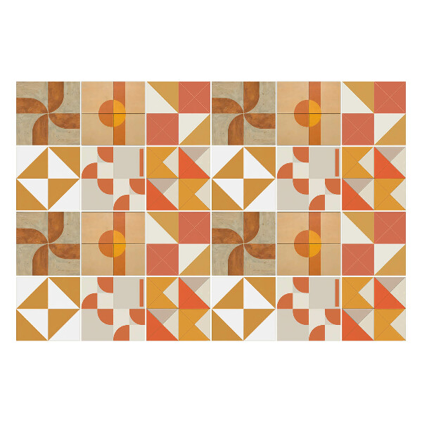 Samolepka na dlaždice Geometrický design