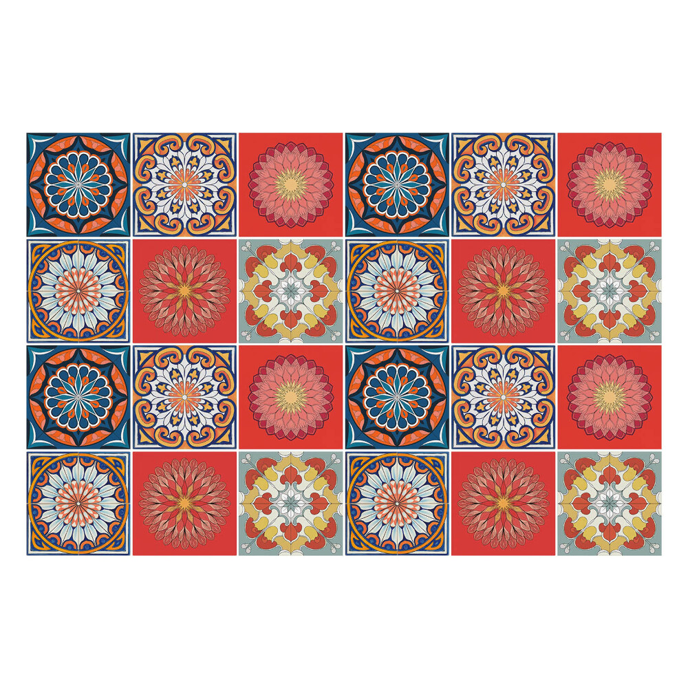 Samolepka na dlaždice Marocké mandaly