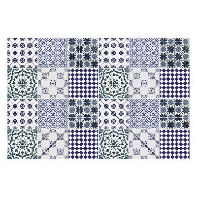 Nálepka na dlaždice Geometrické květinové motivy