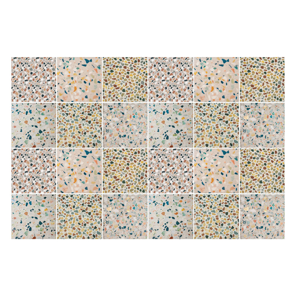 Samolepka na dlaždice Přírodní kameny a tvary