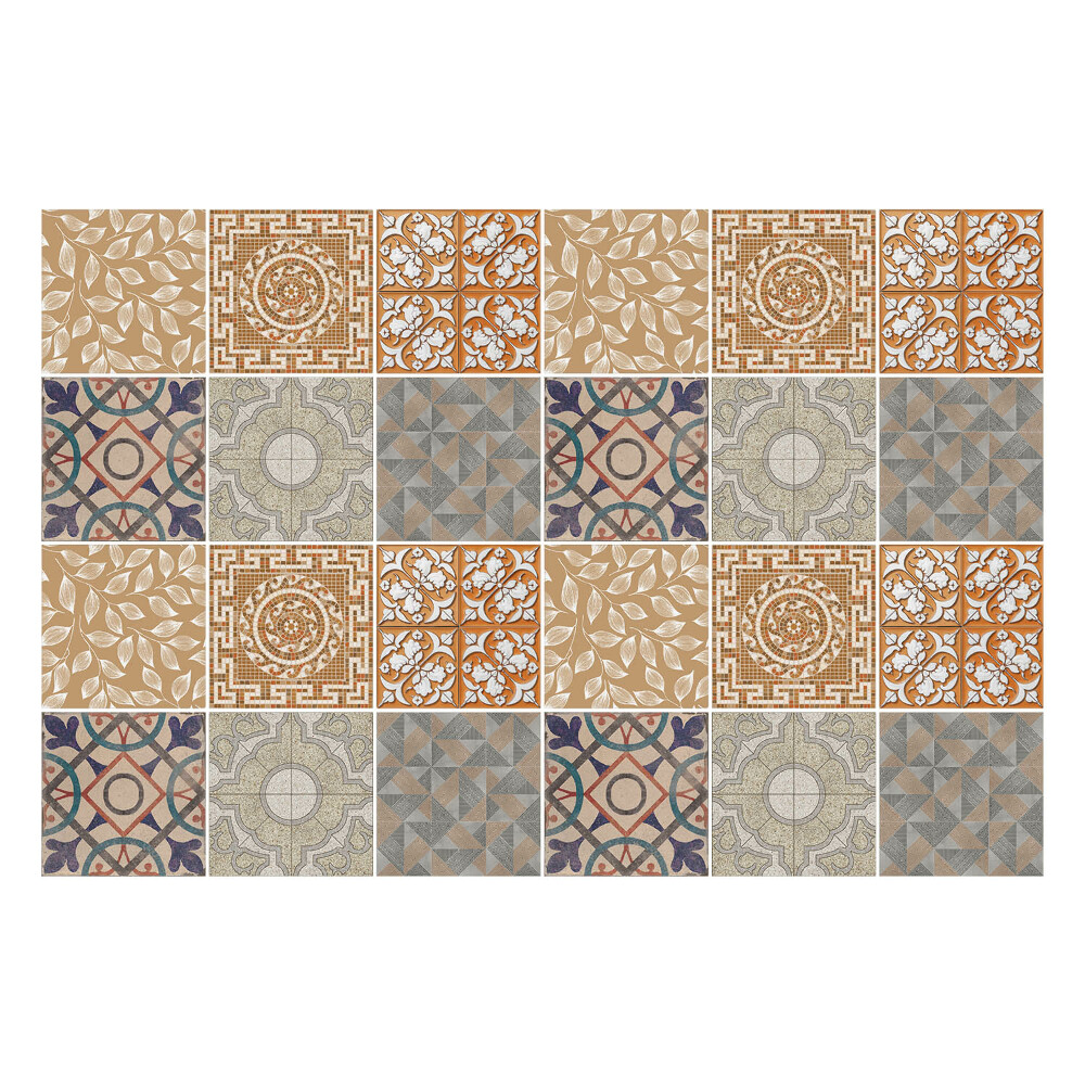 Nálepka na dlaždice Staré mozaikové dlaždice