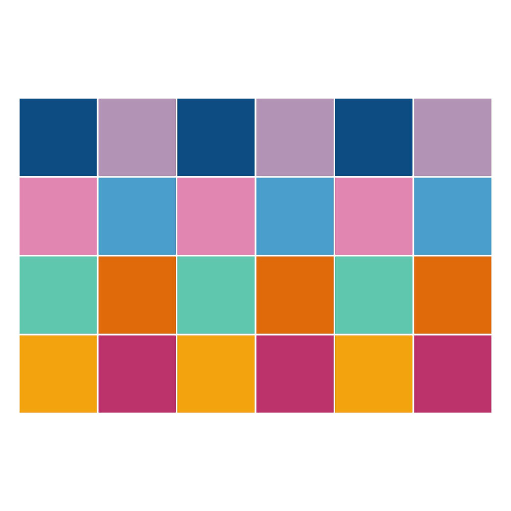 Nálepka na dlaždice Pastelově hladká mozaika