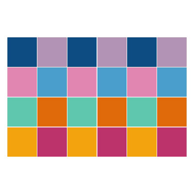 Nálepka na dlaždice Pastelově hladká mozaika