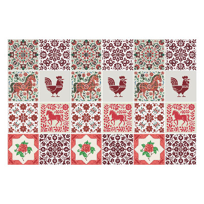 Nálepka na dlaždice Tradiční lidové motivy