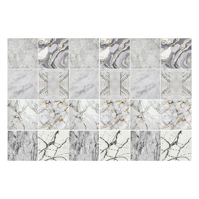 Nálepka na dlaždice Elegantní mramorové motivy