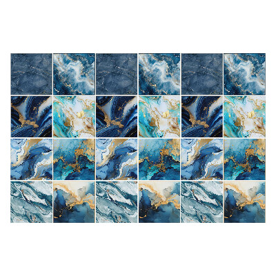 Nálepka na dlaždice Abstraktní vlny a žíly