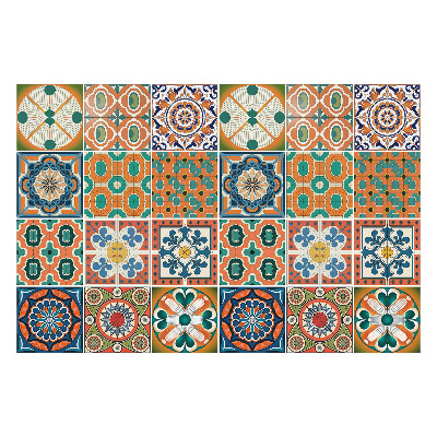 Samolepka na dlaždice Orientální kompozice