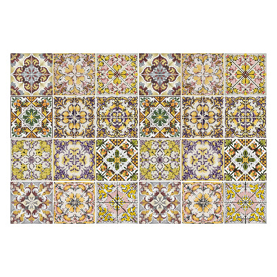 Nálepka na dlaždice Květinové motivy a ozdoby