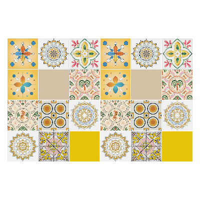 Samolepka na dlaždice Zajímavé rostlinné motivy