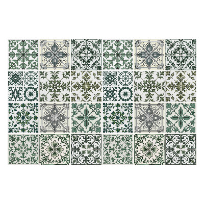 Nálepka na dlaždice Květinové ozdoby v mozaice