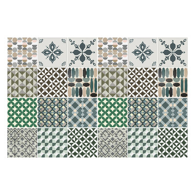 Nálepka na dlaždice Geometrické různé motivy