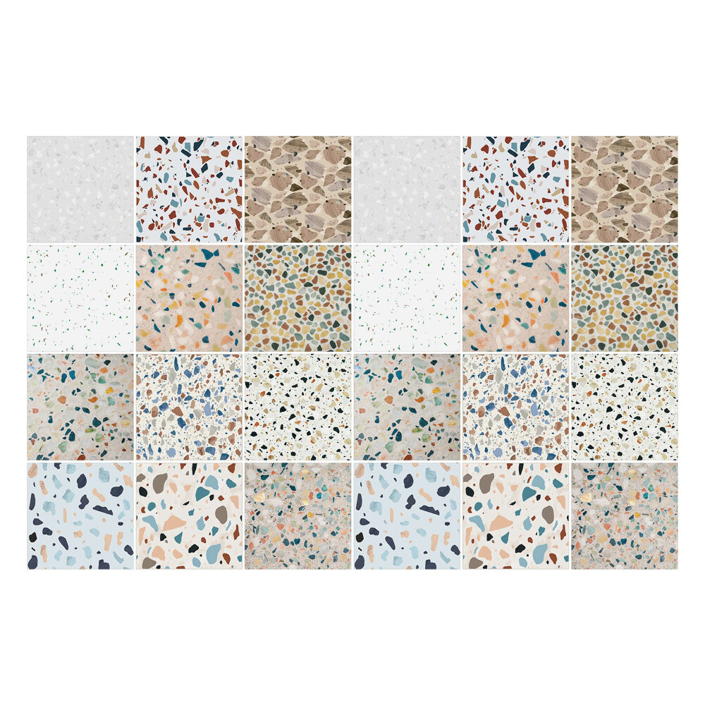 Nálepka na dlaždice Směs drcených kamenů