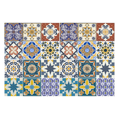 Nálepka na dlaždice Dlaždice s dekorativními motivy