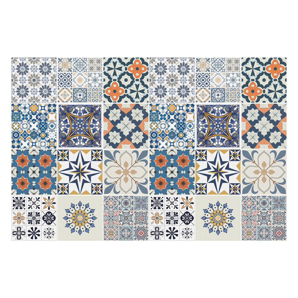 Nálepka na dlaždice Mozaika s různými motivy