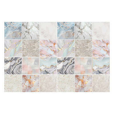 Nálepka na dlaždice Elegantní mramorové motivy