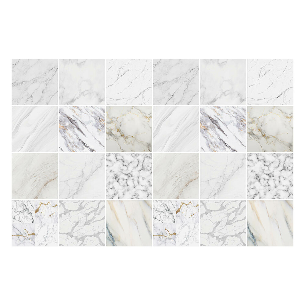 Nálepka na dlaždice Elegantní mramorové kameny