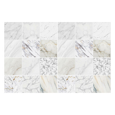 Nálepka na dlaždice Elegantní mramorové kameny