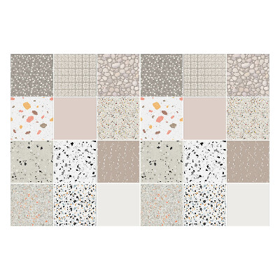 Nálepka na dlaždice Přírodní kameny a tvary