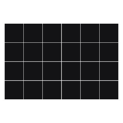 Samolepka na dlaždice Barva Černá