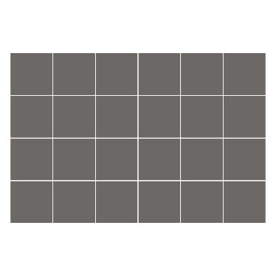 Nálepka na dlaždice Barva Šedá