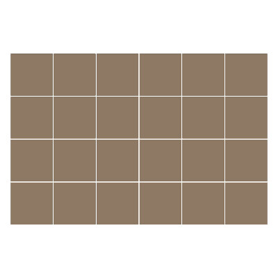 Samolepka na dlaždice Barva Hnědá