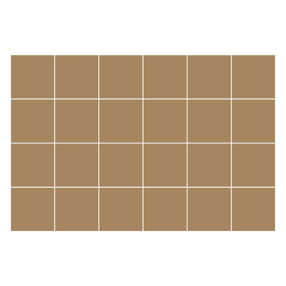 Samolepka na dlaždice Barva: Tmavě žlutá