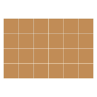 Nálepka na dlaždice Barva Oranžová