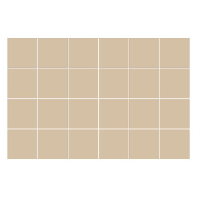 Samolepka na dlaždice Barva Béžová