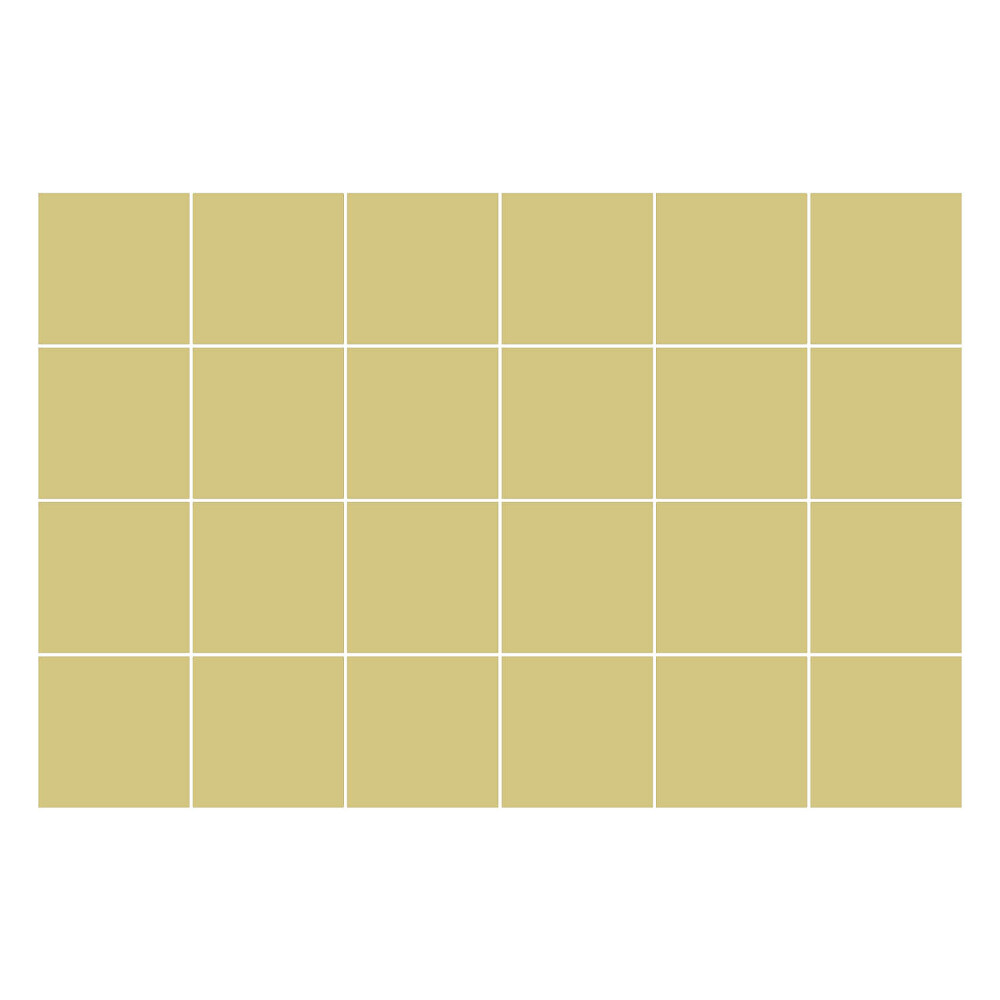 Nálepka na dlaždice Barva Žlutá