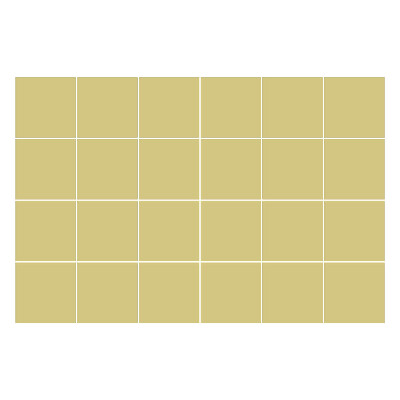 Nálepka na dlaždice Barva Žlutá