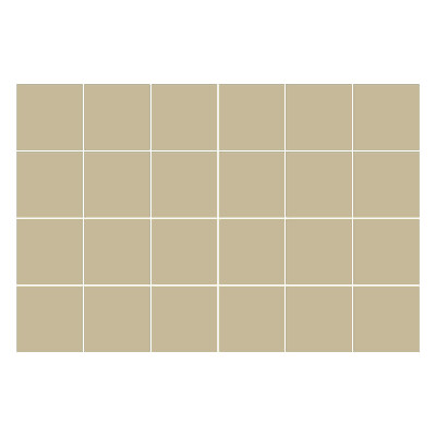 Nálepka na dlaždice Barva: Špinavě žlutá