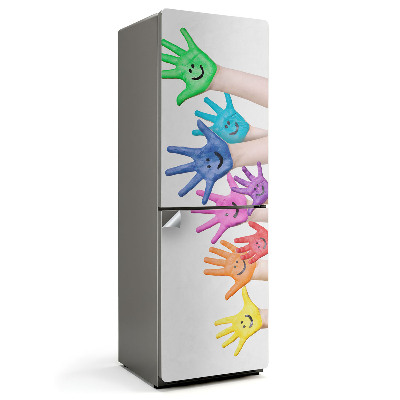 Nálepky na chladničku Šťastné otisky rukou