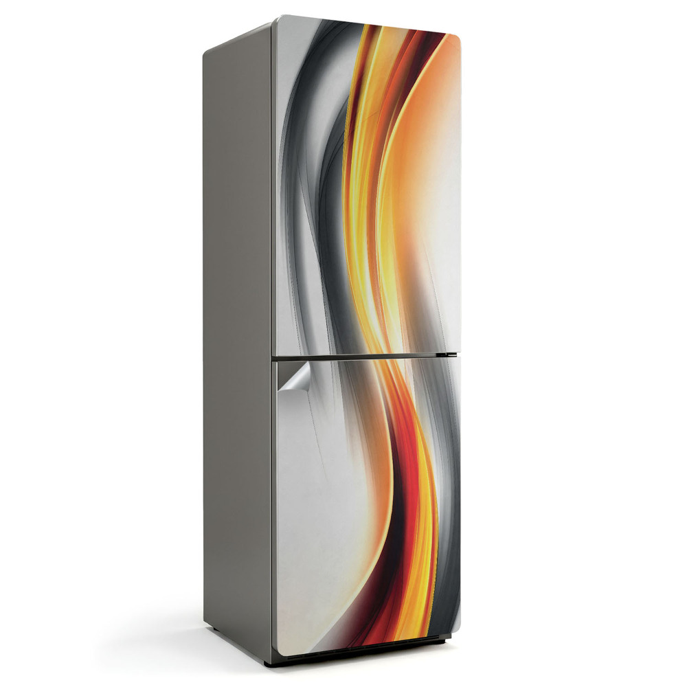 Fototapeta na chladničku Dynamické vlny v pohybu