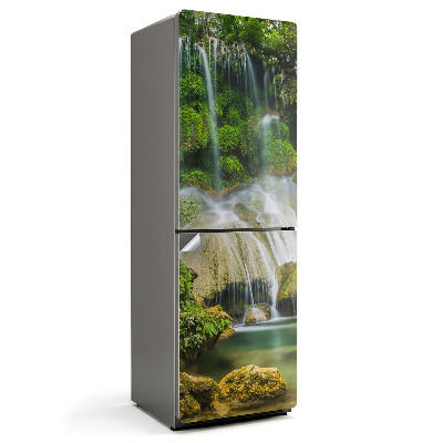 Nálepky na chladničku Vodopád mezi vegetací