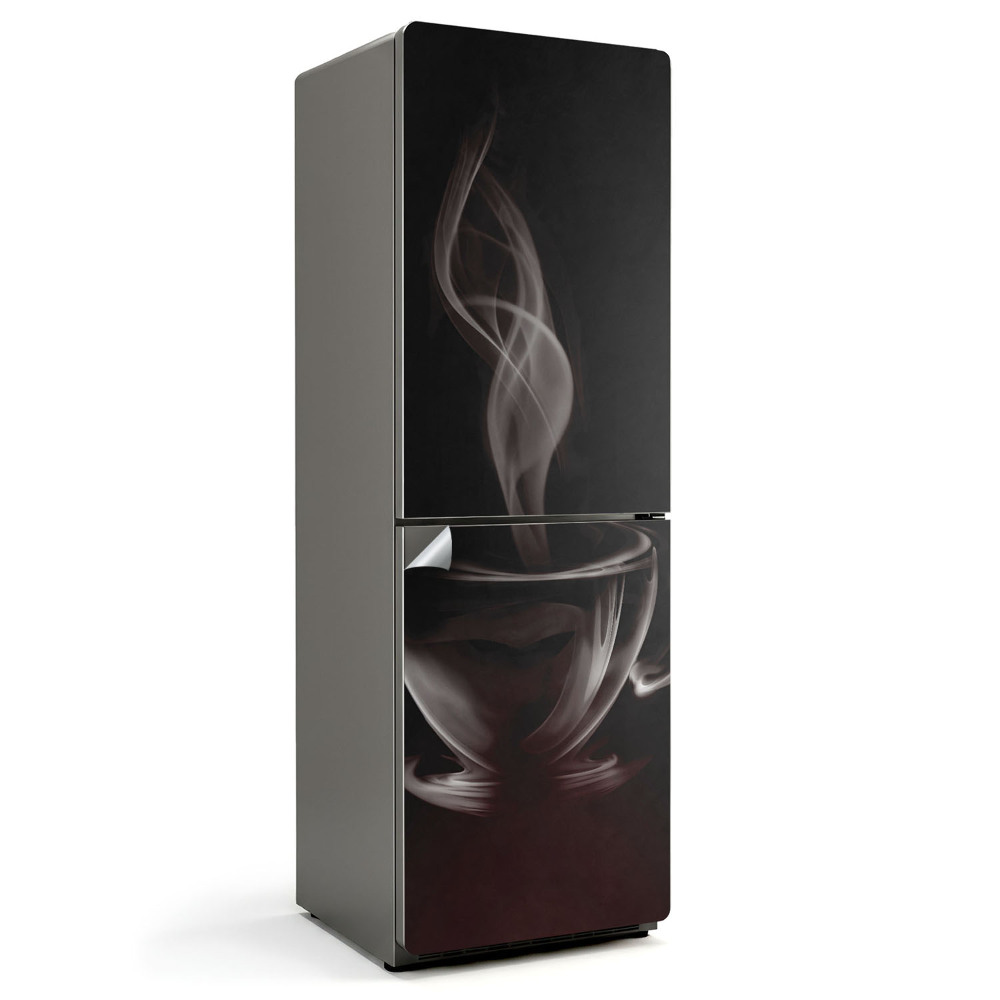 Nálepky na chladničku Pár kávy plave