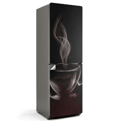 Nálepky na chladničku Pár kávy plave