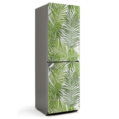 Fototapeta na chladničku Listy tropických rostlin