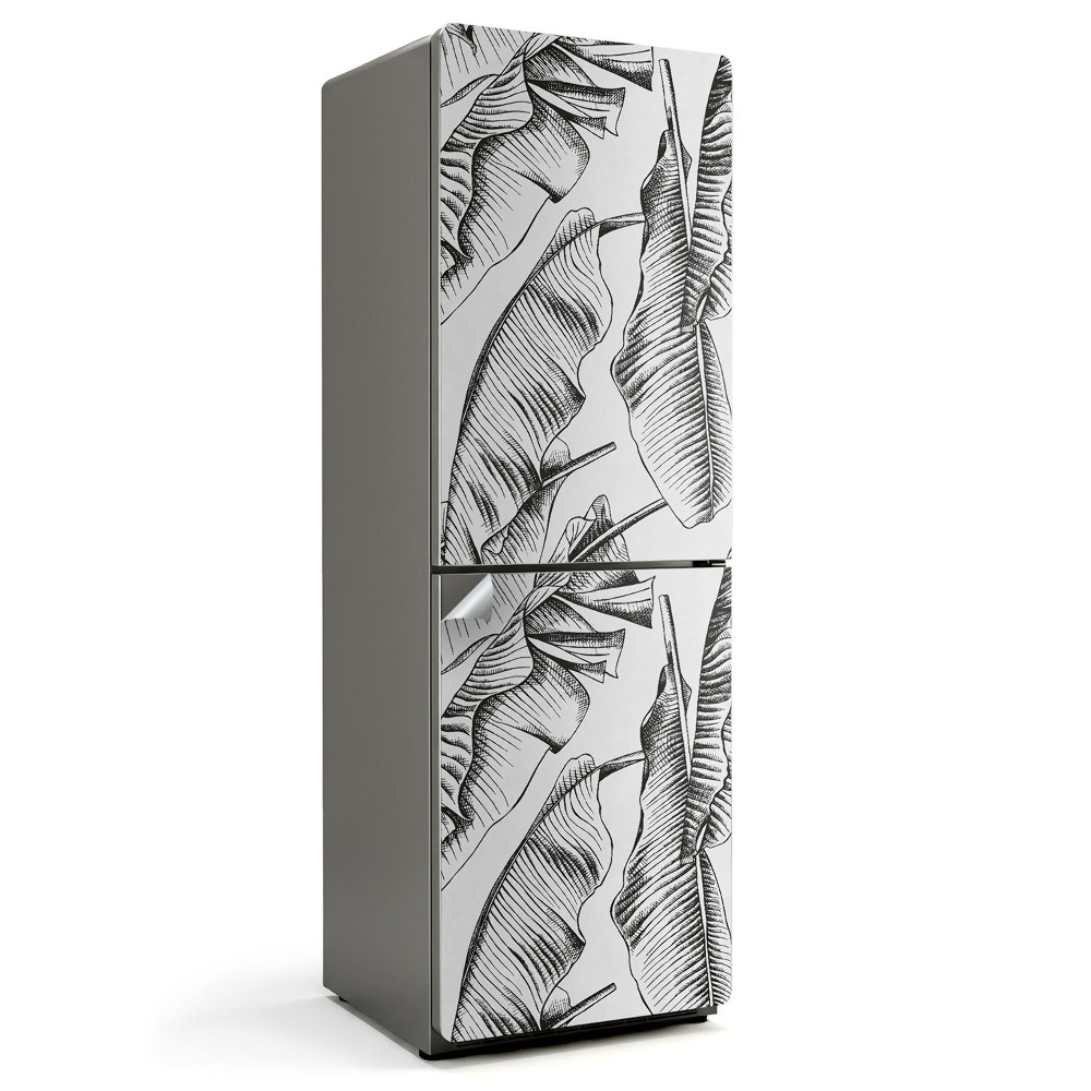 Fototapeta na chladničku Listy v uměleckém vzoru