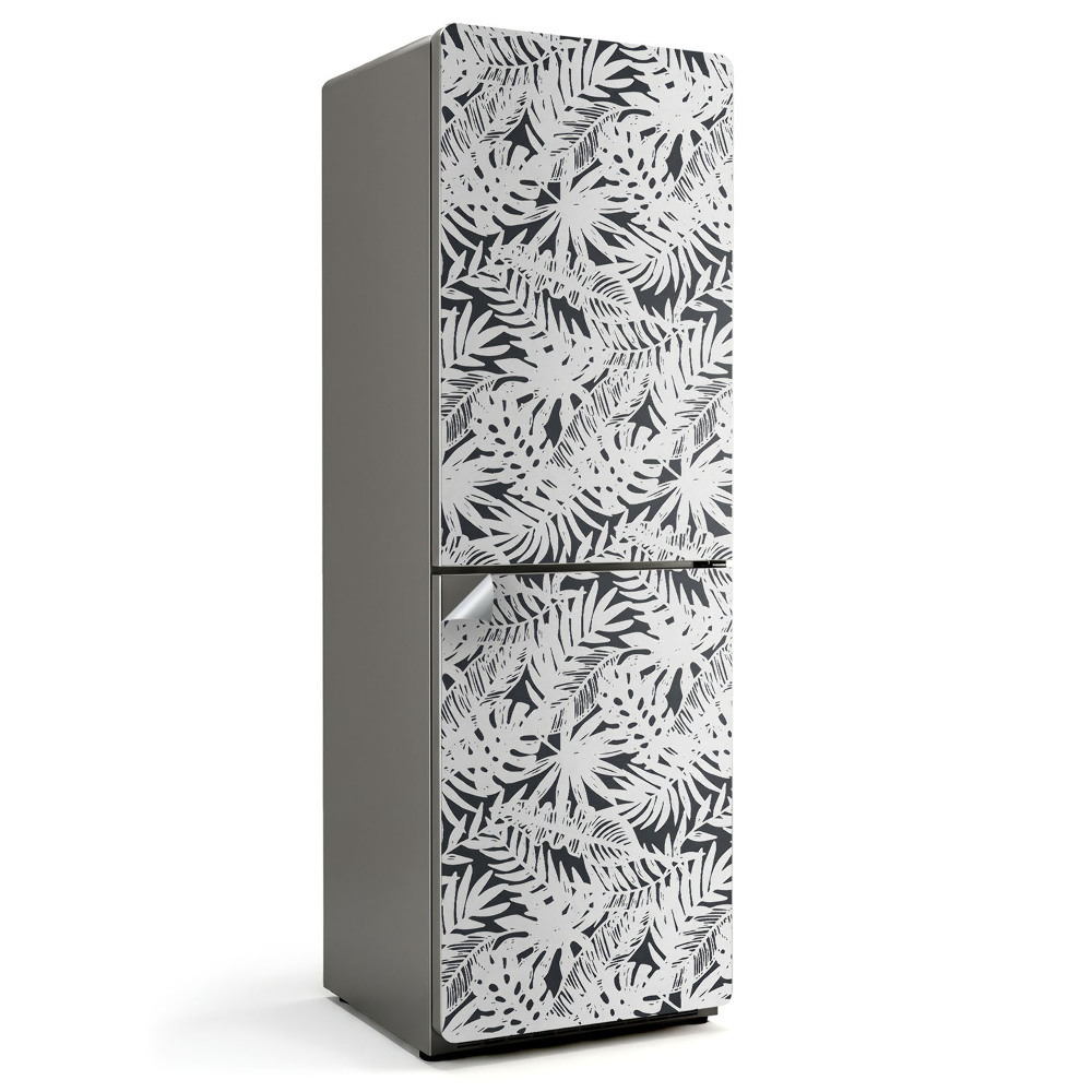 Nálepky na chladničku Vzor tropických rostlin