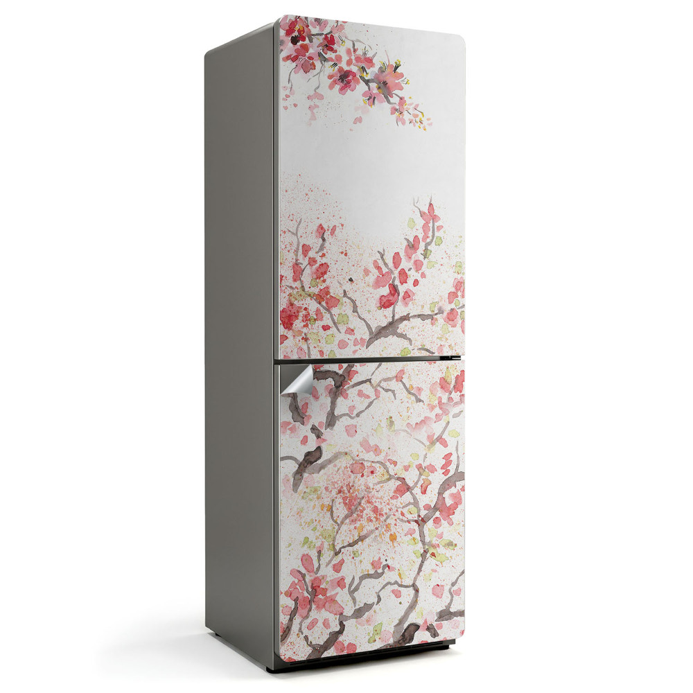 Nálepky na chladničku Květinové větve jara