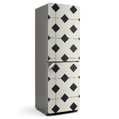 Fototapeta na chladničku Geometrie kosočtverců v mřížce