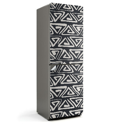 Nálepky na chladničku Abstraktní trojúhelníkový vzor