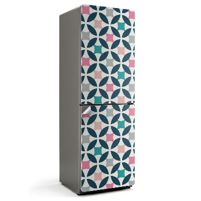 Fototapeta na chladničku Geometrický vzor s kruhy