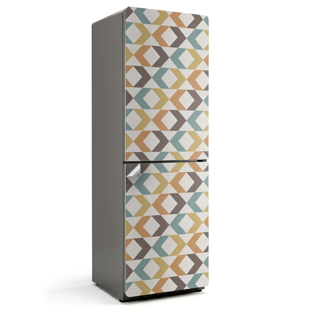 Nálepky na chladničku Geometrický kosočtverečný vzor