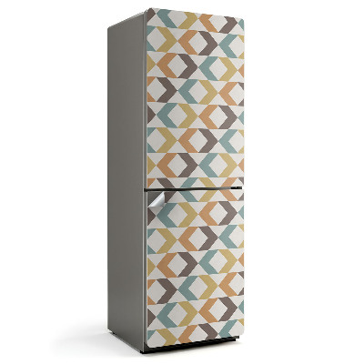 Nálepky na chladničku Geometrický kosočtverečný vzor