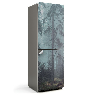 Nálepky na chladničku Mlžné lesní scenérie
