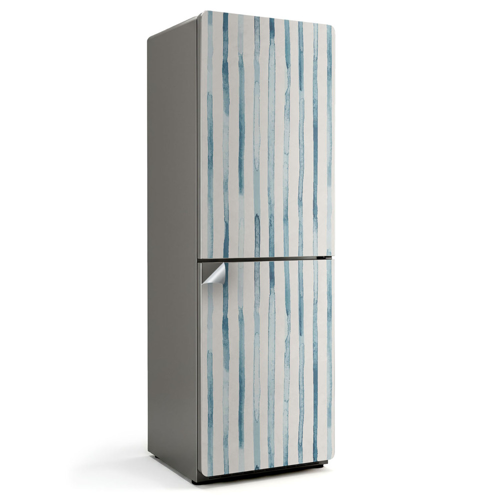 Nálepky na chladničku Svislé pruhy v akvarelu