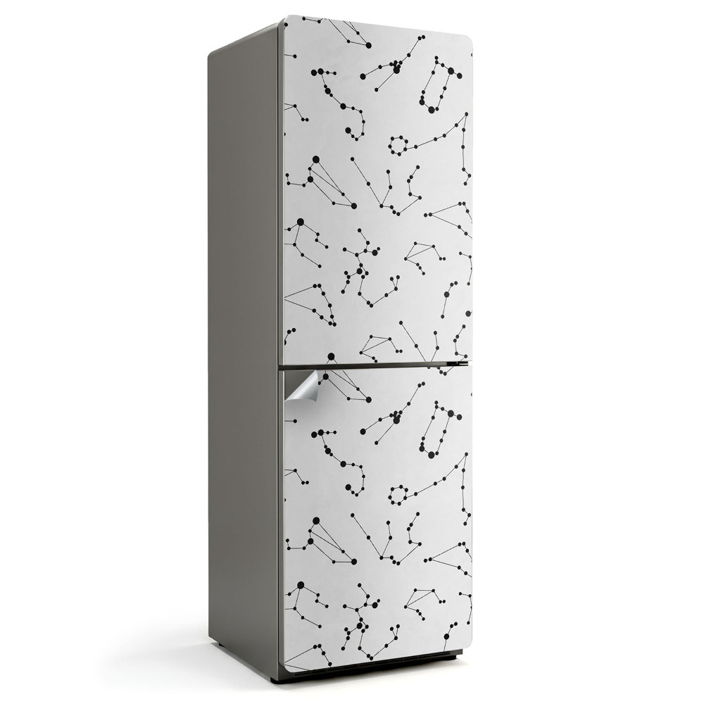 Fototapeta na chladničku Vzor souhvězdí na webu