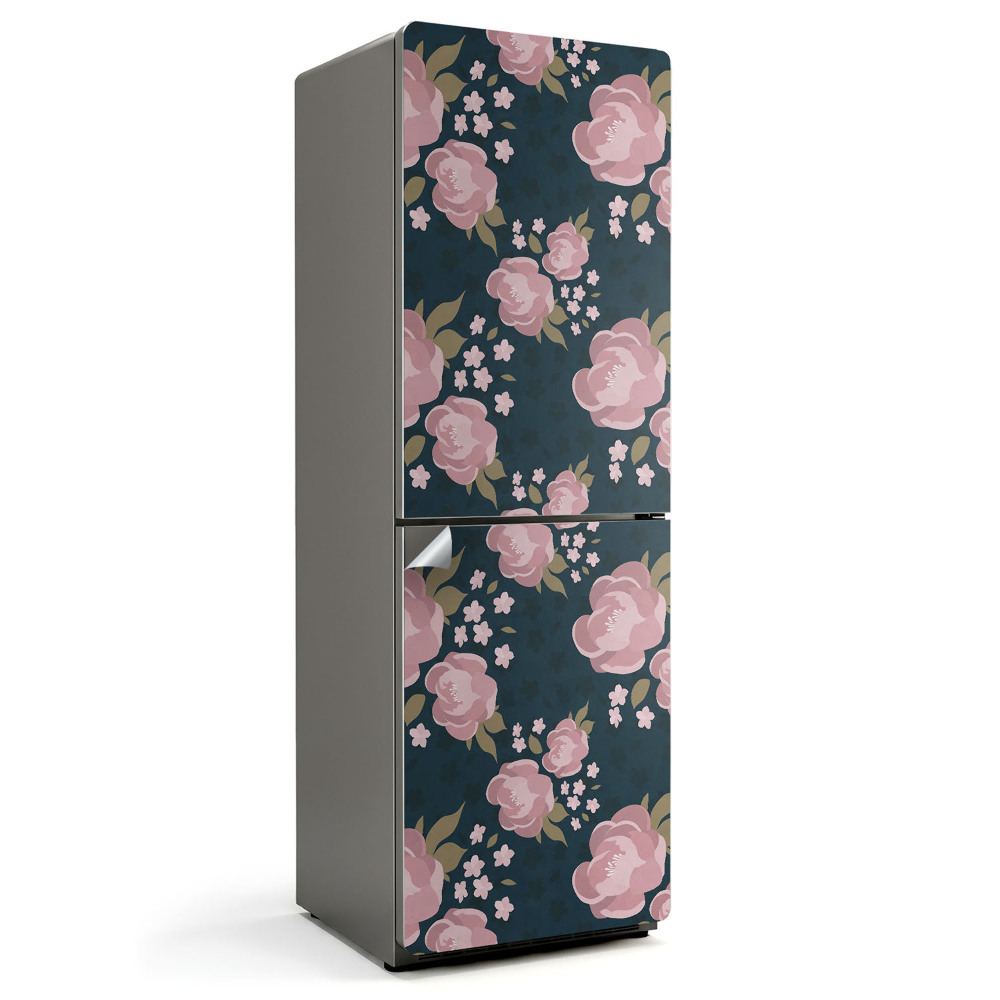 Fototapeta na chladničku Jednoduchý květinový vzor