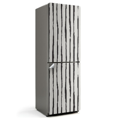 Fototapeta na chladničku Svislé zkreslené pruhy